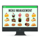 Menu management